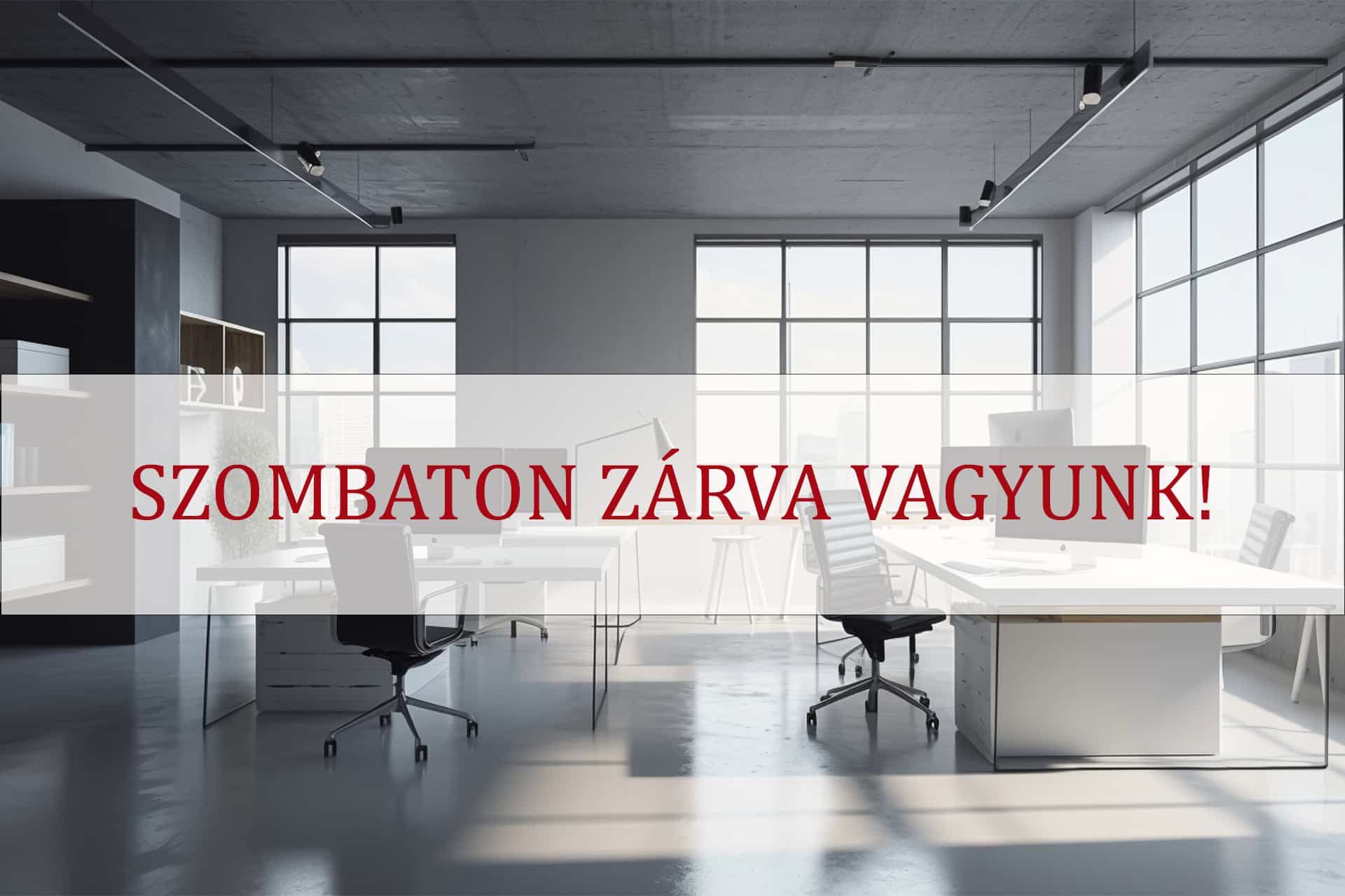szombaton zárva