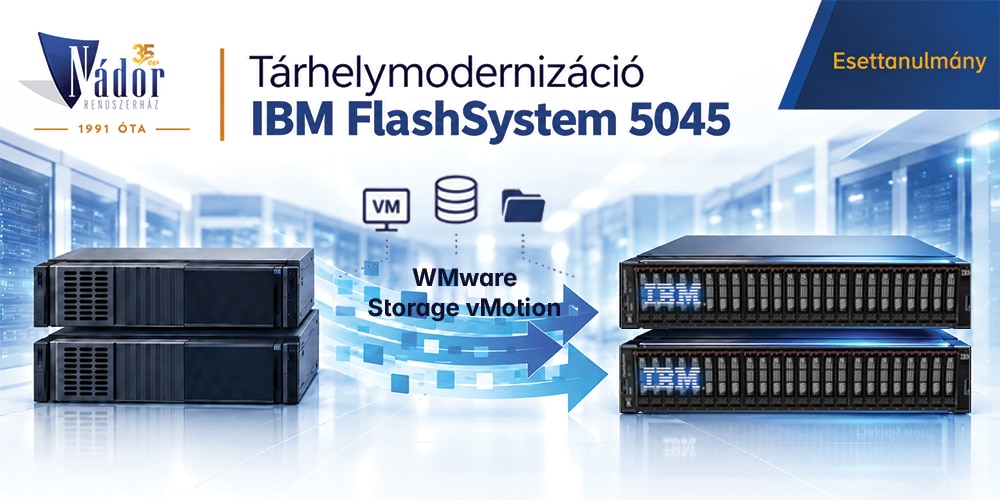 Storage korszerűsítés üzemszünet nélkül